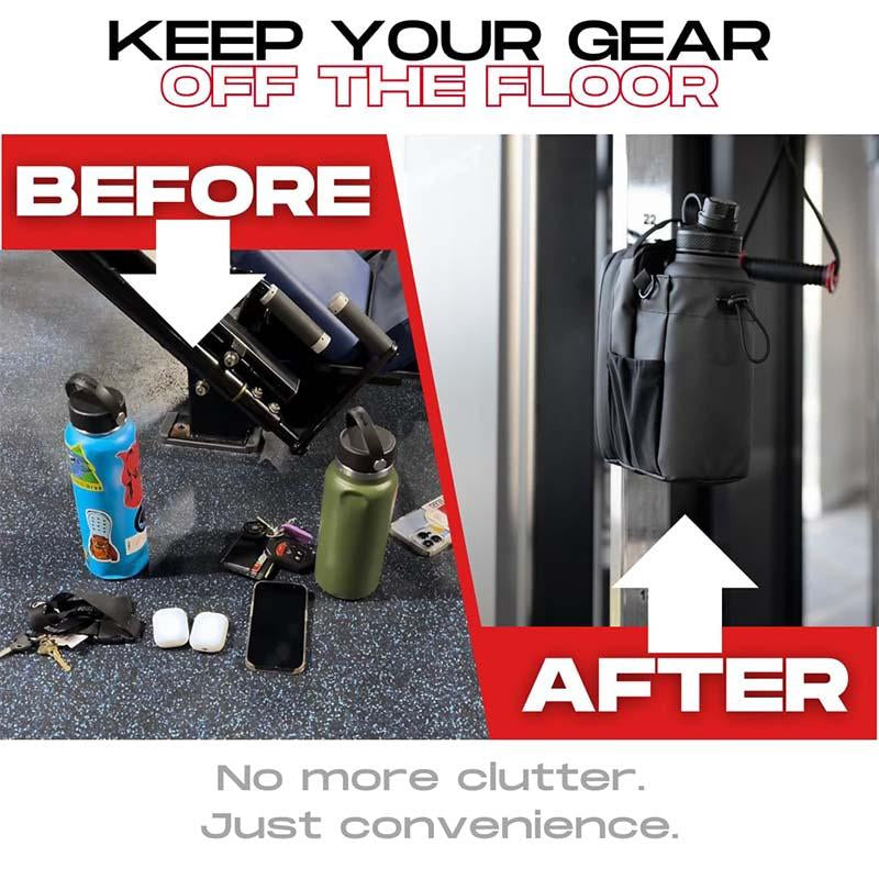 Magnetic Bottle Bag Sling Bag for Men and Women |Magnetic Gym Bag for Gym, Travel, Work, and Sports | Keepyour Ltems off the Dirty Gym Floor with Magneticattachment