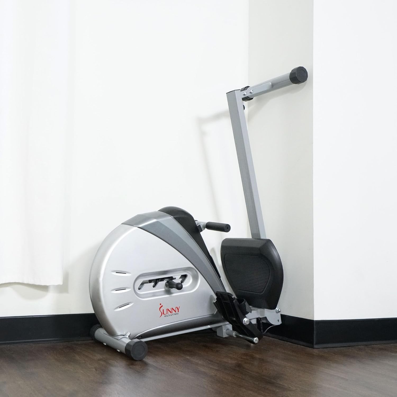 Rowing Machine Rower Ergometer with Digital Monitor, Inclined Slide Rail, 220 LB Max Weight and Foldable - SF-RW5606