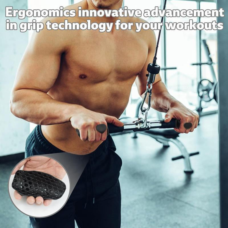 Octo Maxgrip Workout Grip for Maximum Strength - Anatomical Design for Improved Performance-Rubber Grips for Weight Lifting-Pull up Grips for Men Women- Gym Grips Gloves-Crosstraining Palm Grips Hand Protection- Gymnastics Hand Grips for Deadlifts (Pair)