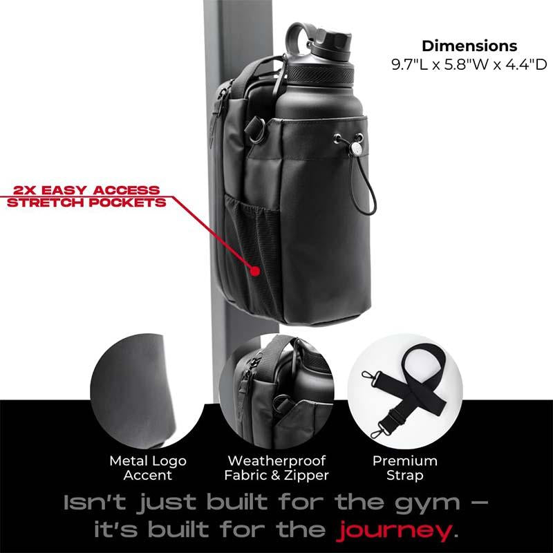 Magnetic Bottle Bag Sling Bag for Men and Women |Magnetic Gym Bag for Gym, Travel, Work, and Sports | Keepyour Ltems off the Dirty Gym Floor with Magneticattachment