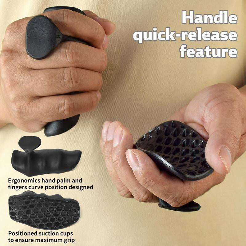 Octo Maxgrip Workout Grip for Maximum Strength - Anatomical Design for Improved Performance-Rubber Grips for Weight Lifting-Pull up Grips for Men Women- Gym Grips Gloves-Crosstraining Palm Grips Hand Protection- Gymnastics Hand Grips for Deadlifts (Pair)