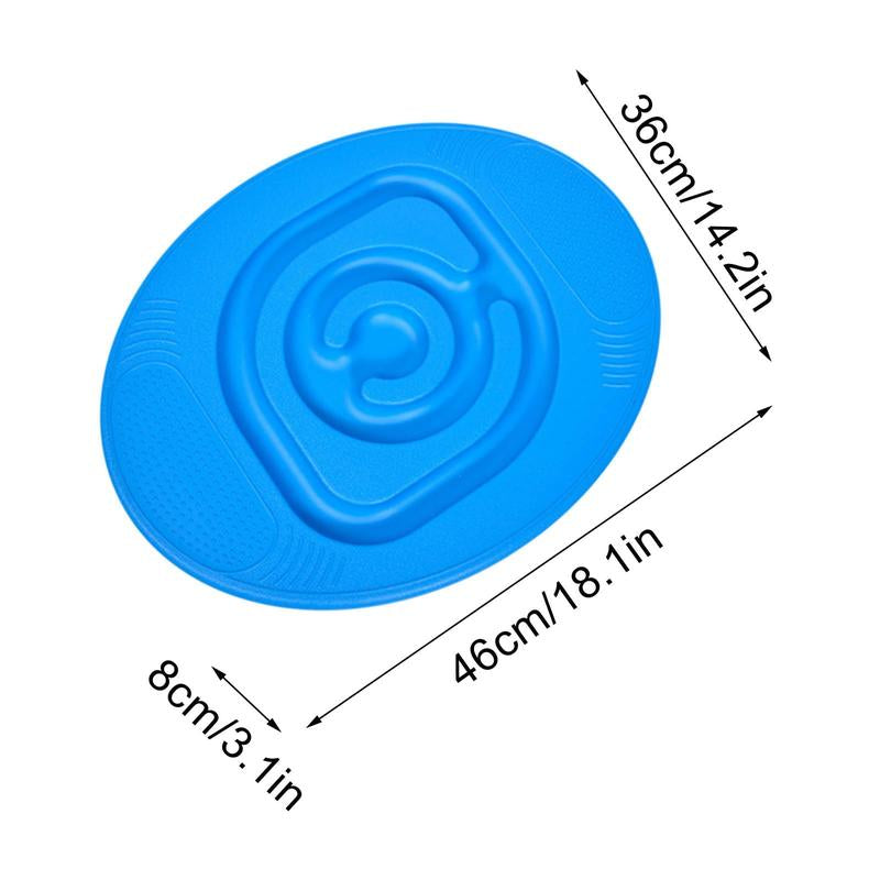 Balance Board Rocker Maze Board with 5 Balls, Children Snail Balance Board, Toddler Physical Therapy Toy